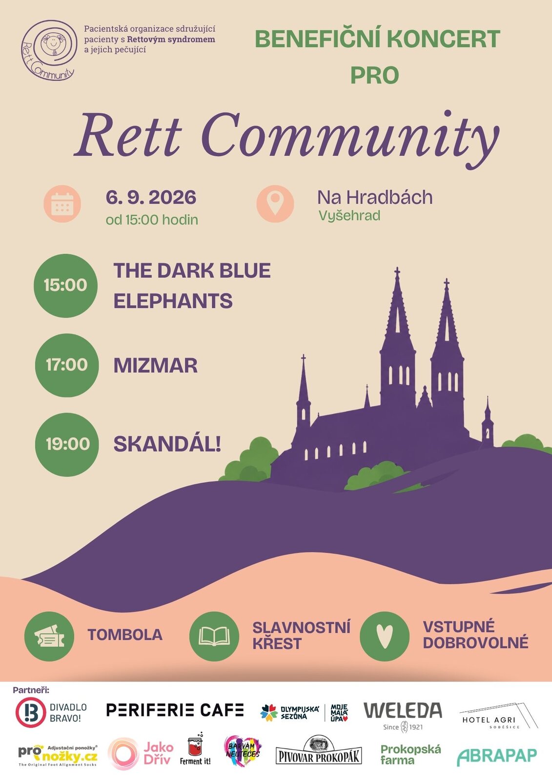 Benefiční koncert pro Rett Community